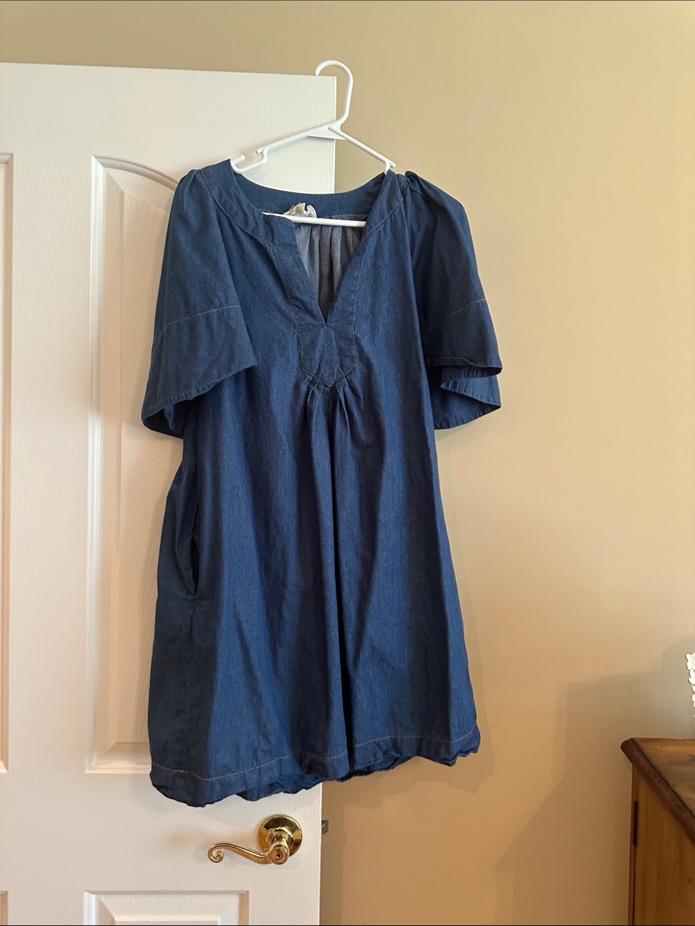 Tuckernuck Denim Finley Dress L Excellent Condition